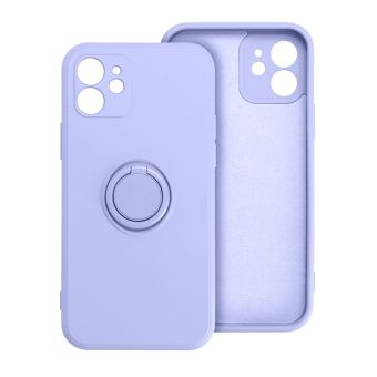 Silikónové puzdro na Xiaomi Redmi Note 12 Pro 5G/Poco X5 Pro 5G Silicone Ring fialové