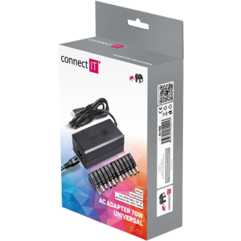 CONNECT IT Univerzálny adaptér pre notebooky 70W (CI-132)