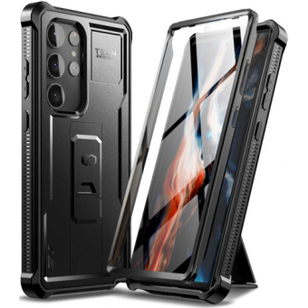 Odolné puzdro na Samsung Galaxy S23 Ultra 5G S918 Tech-Protect Kevlar Pro 360 čierne