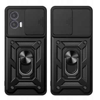 Odolné puzdro na Motorola Moto G73 5G Tech-Protect Camshield Ring Armor čierne