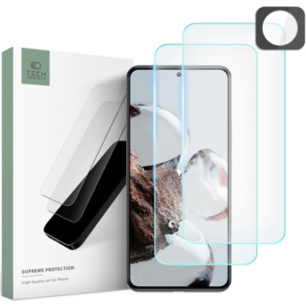 Tvrdené sklo na Xiaomi 12T 5G Tech-Protect Supreme (2+1) 9H