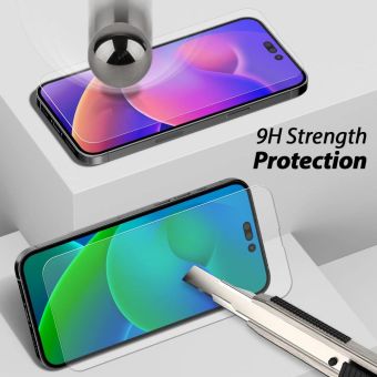 Tvrdené sklo na Apple iPhone 14 Whitestone EZ GLASS 3-PACK