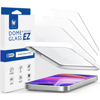 Tvrdené sklo na Apple iPhone 14 Plus Whitestone EZ GLASS 3-PACK