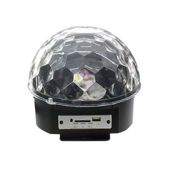 Disco ball with speaker HD-LCMBL, ovládač, TF karta, USB, čierna