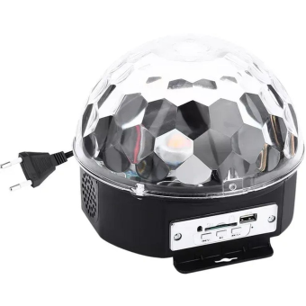 Disco ball with speaker HD-LCMBL, ovládač, TF karta, USB, čierna