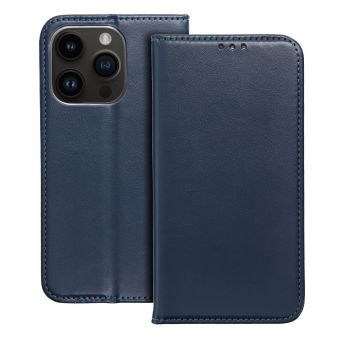 Smart Magneto book case Apple iPhone 15 Plus navy