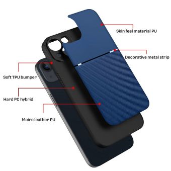 Plastové puzdro na Xiaomi Redmi Note 12S Noble modré