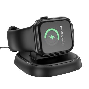 HOCO CW44 wireless charger for Apple Watch 2,5W čierna