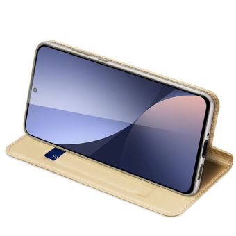 Diárové puzdro na Xiaomi 12/12X Dux Ducis Skin Pro zlaté