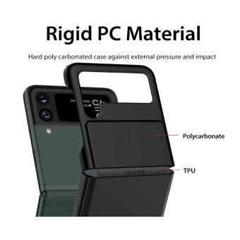 Odolné puzdro na Samsung Galaxy Z Flip5 5G F731 Araree Aero Flex fialové