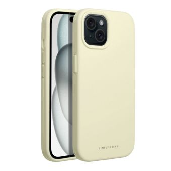 Roar Cloud-Skin Case Apple iPhone 15 Light Yellow