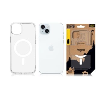 Plastové puzdro na Apple iPhone 15 Tactical MagForce transparentné