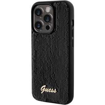 Guess Sequin Script Logo Apple iPhone 14 Pro GUHCP14LPSFDGSK Black