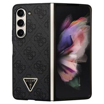 Guess 4G PU Leather Triangle Samsung Galaxy Z Fold5 5G F946 GUHCZFD5P4TDPK Black