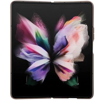 Guess 4G PU Leather Triangle Samsung Galaxy Z Fold5 5G F946 GUHCZFD5P4TDPW Brown