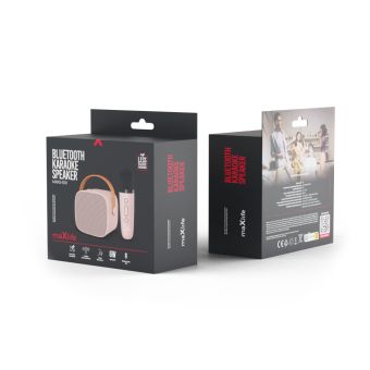 Maxlife MXKS-100, Bluetooth Karaoke Speaker, ružový