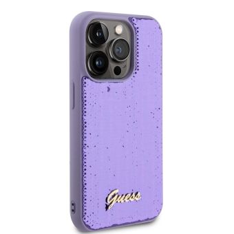 Guess Sequin Script Logo Apple iPhone 14 Pro Max GUHCP14XPSFDGSU Purple