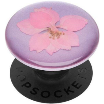 PopSockets PopGrip Gen.2, Pressed Flower Delphinium Pink