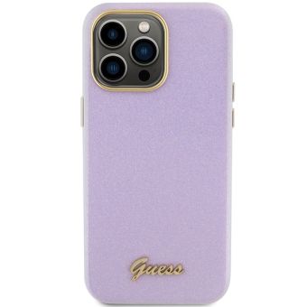 Guess PU Glitter Full Wrapped Apple iPhone 15 Pro Max GUHCP15XPGMCSL Lilac