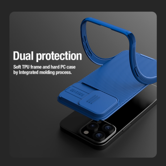 Odolné puzdro na Apple iPhone 15 Pro Nillkin CamShield Pro Magnetic čierne