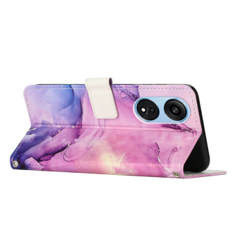 Diárové puzdro na Oppo A98 5G Marble Book fialové