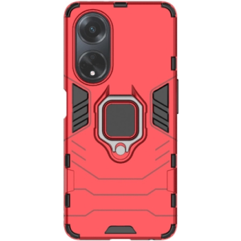 Odolné puzdro na Oppo A98 5G Ring Armor Rugged červené