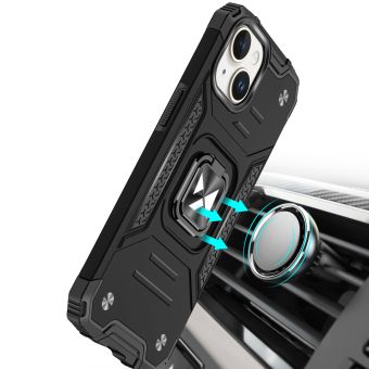 Odolné puzdro na Honor 90 Lite 5G Ring Armor Rugged čierne