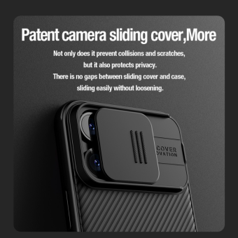 Odolné puzdro na Apple iPhone 15 Pro Max Nillkin CamShield Pro Magnetic čierne