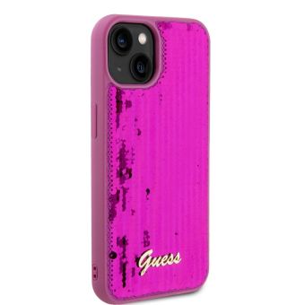 Guess Sequin Script Logo Apple iPhone 13 GUHCP13MPSFDGSF Magenta