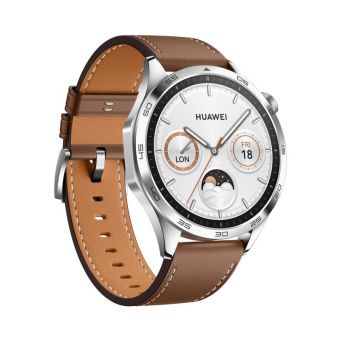 Huawei Watch GT 4 46mm Brown Leather Strap