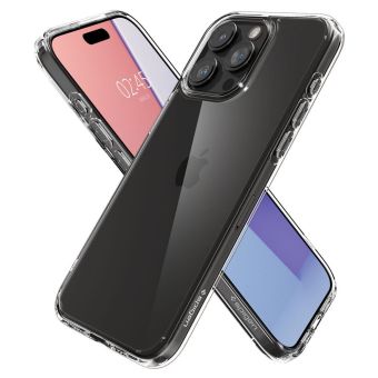 Odolné puzdro na Apple iPhone 15 Pro Spigen Ultra Hybrid crystal clear