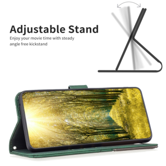 Diárové puzdro na Motorola Moto G14 Texture zelené