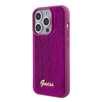 Guess Sequin Script Logo Apple iPhone 15 Pro Max GUHCP15XPSFDGSF Magenta