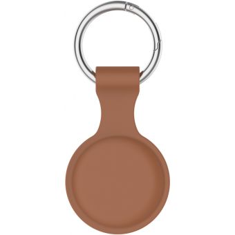 Silikónové puzdro na Apple AirTag Loco Dot Silicone hnedé