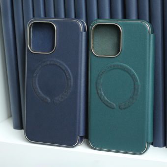 Smart Gold Frame Mag case Apple iPhone 15 Plus black