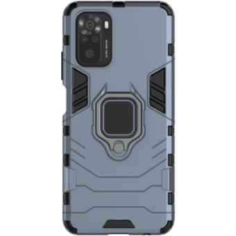 Odolné puzdro na Xiaomi Redmi Note 10/10S/Poco M5s Ring Armor modré