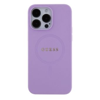 Guess PU Saffiano MagSafe Apple iPhone 15 Pro GUHMP15LPSAHMCU Purple