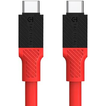 Tactical Fat Man, USB-C na USB-C, 1m, červený