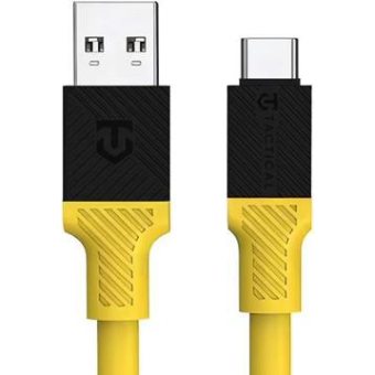 Tactical Fat Man, USB-A na USB-C, 1m, žltý