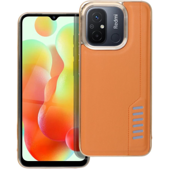 Plastové puzdro na Xiaomi Redmi 12C MILANO hnedé
