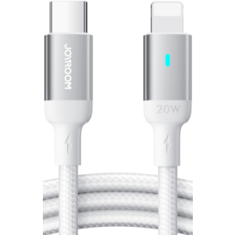 Joyroom A10 Series S-CL020A10, USB-C na Lightning, 20W, 2m, biely