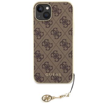Guess 4G Charm Apple iPhone 15 GUHCP15SGF4GBR Brown