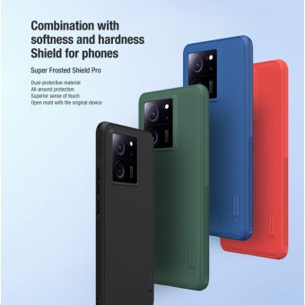 Plastové puzdro na Xiaomi 13T 5G/13T Pro 5G Nillkin Super Frosted Pro červené