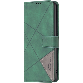 Diárové puzdro na Honor 90 5G Texture zelené