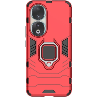 Odolné puzdro na Honor 90 5G Ring Armor Rugged červené