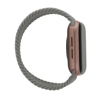 Náhradný remienok na Apple Watch 38/40/41 mm, dĺžka 128mm, Elastic band XS, sivý