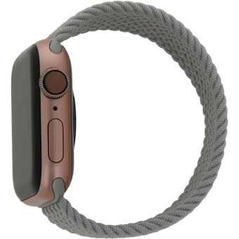 Náhradný remienok na Apple Watch 38/40/41 mm, dĺžka 128mm, Elastic band XS, sivý