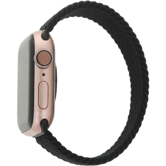 Náhradný remienok na Apple Watch 42/44/45 mm, dĺžka 135mm, Elastic band XS, čierny