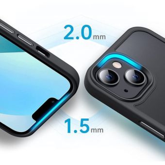 Silikónové puzdro na Apple iPhone 13 Tech-Protect MagMat Silicone MagSafe matte green