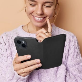 Diárové puzdro na Xiaomi Redmi 13C/Poco C65 Dual Pocket čierne